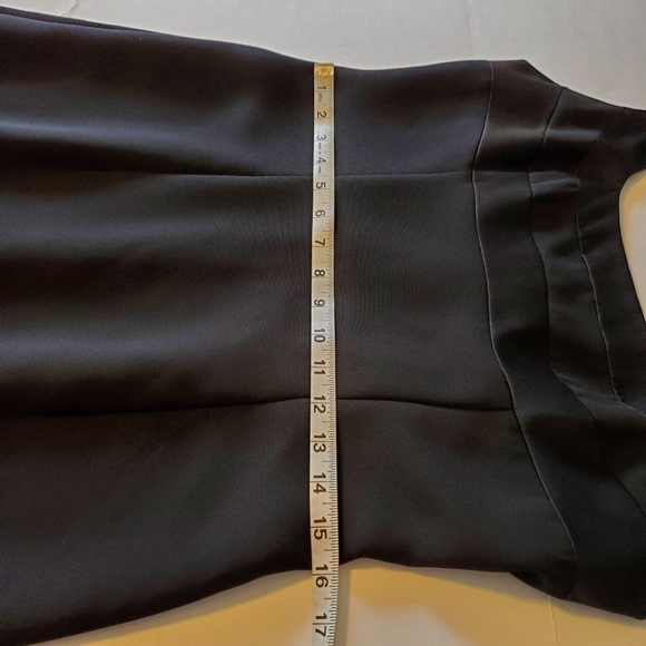 Liz Claiborne Night Formal Black Sleeveless Lined Dress Sz 10 - Picture 9 of 15